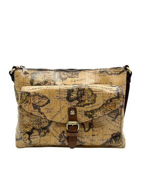 Patricia Nash European Mapprint Kirby Crossbody Bag